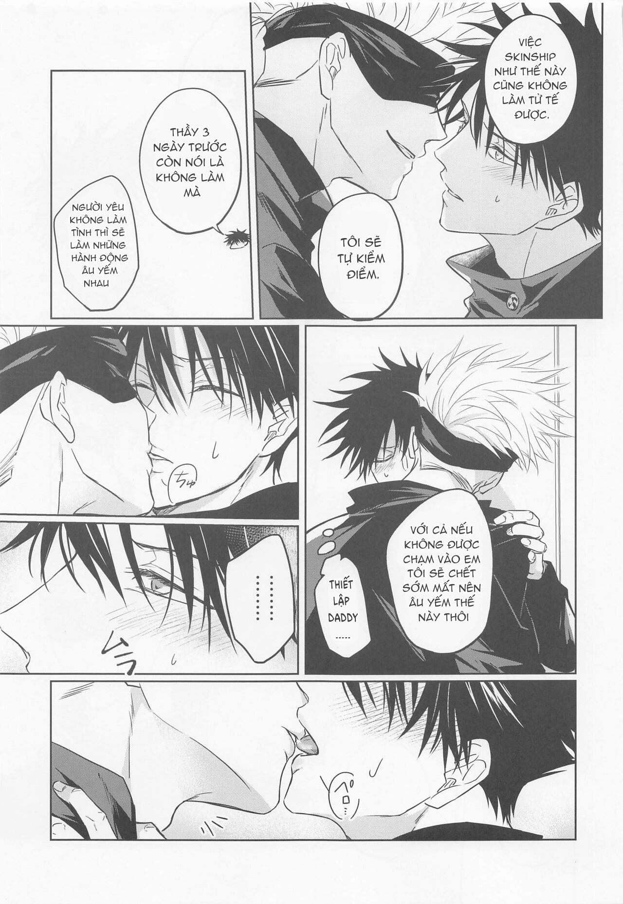ONESHOT COI LÀ NỨNG Chapter 18 Gojo x Megumi - Next Chapter 19 Gojo x Megumi