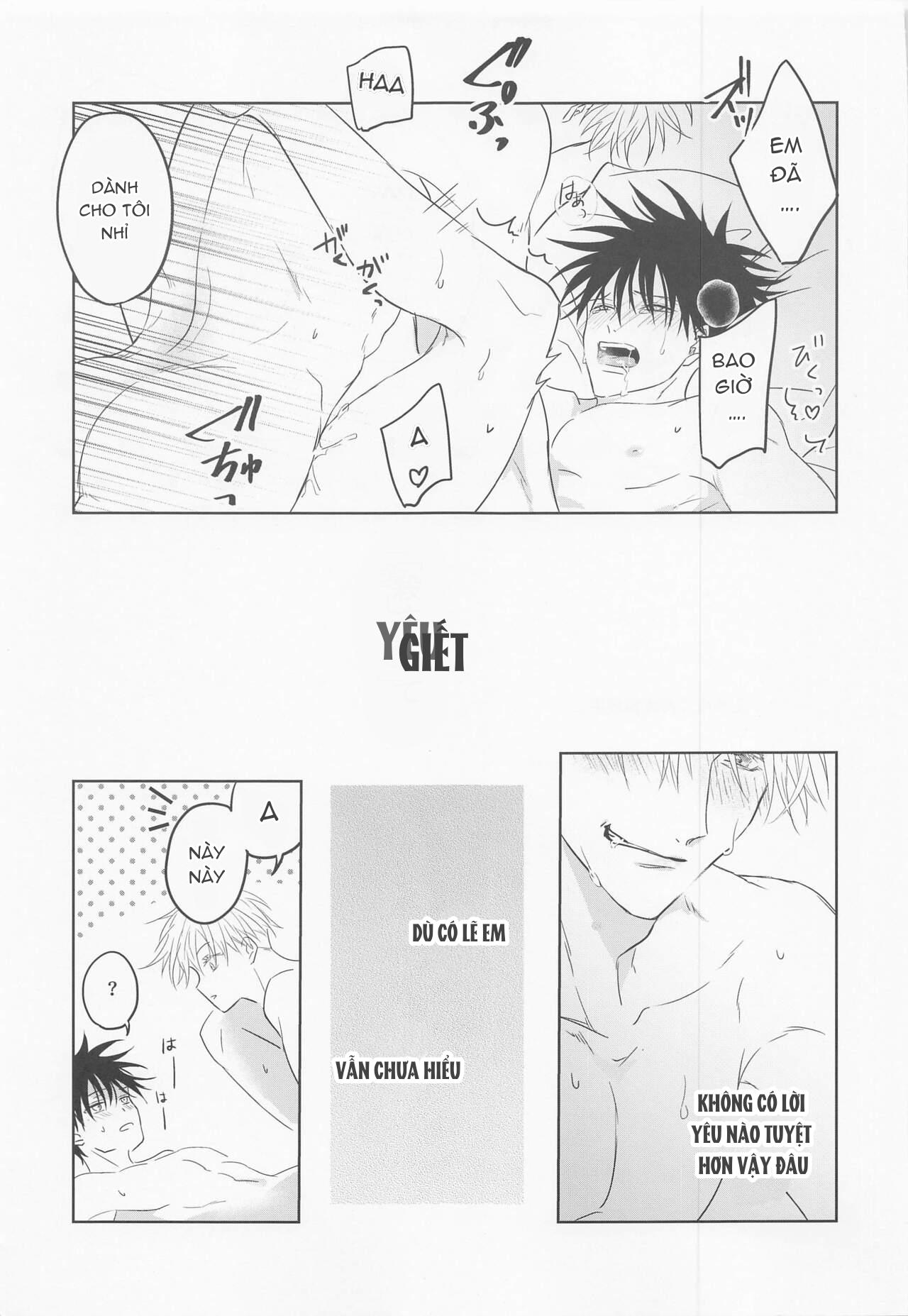ONESHOT COI LÀ NỨNG Chapter 18 Gojo x Megumi - Next Chapter 19 Gojo x Megumi