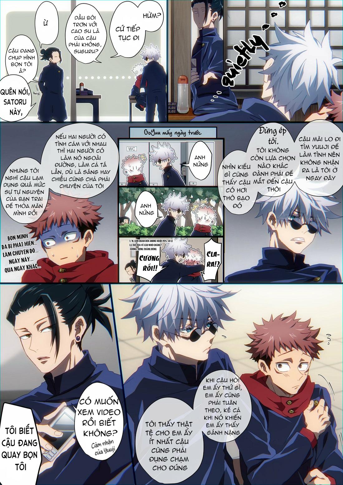ONESHOT COI LÀ NỨNG Chapter 21 Gojo x Yuuji - Next Chapter 22 Geto x Gojo