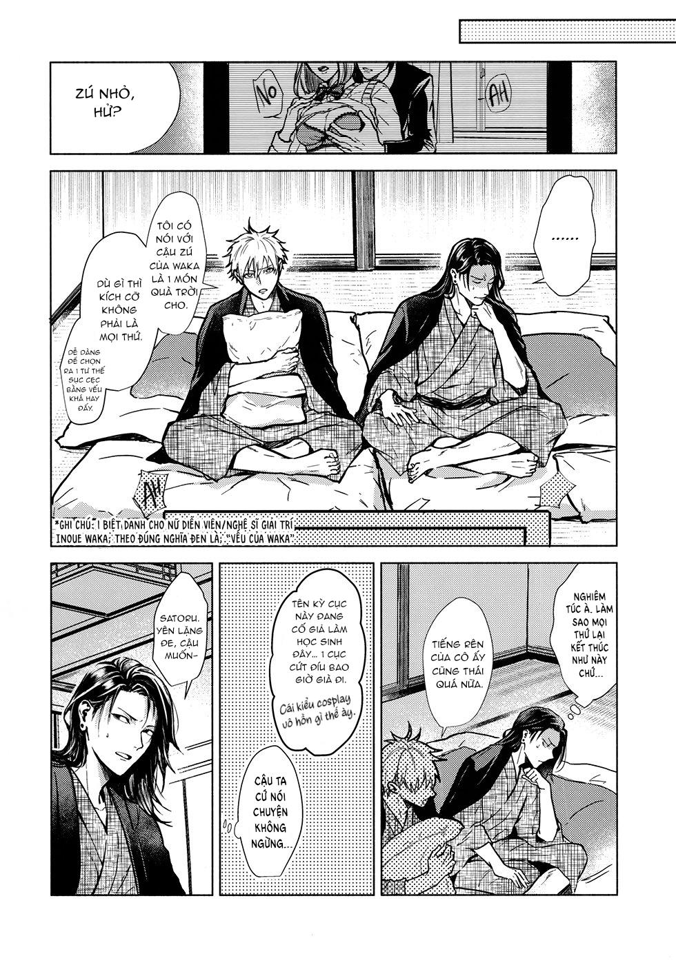 ONESHOT COI LÀ NỨNG Chapter 22 Geto x Gojo - Next Chapter 23 Megumi x Yuuji