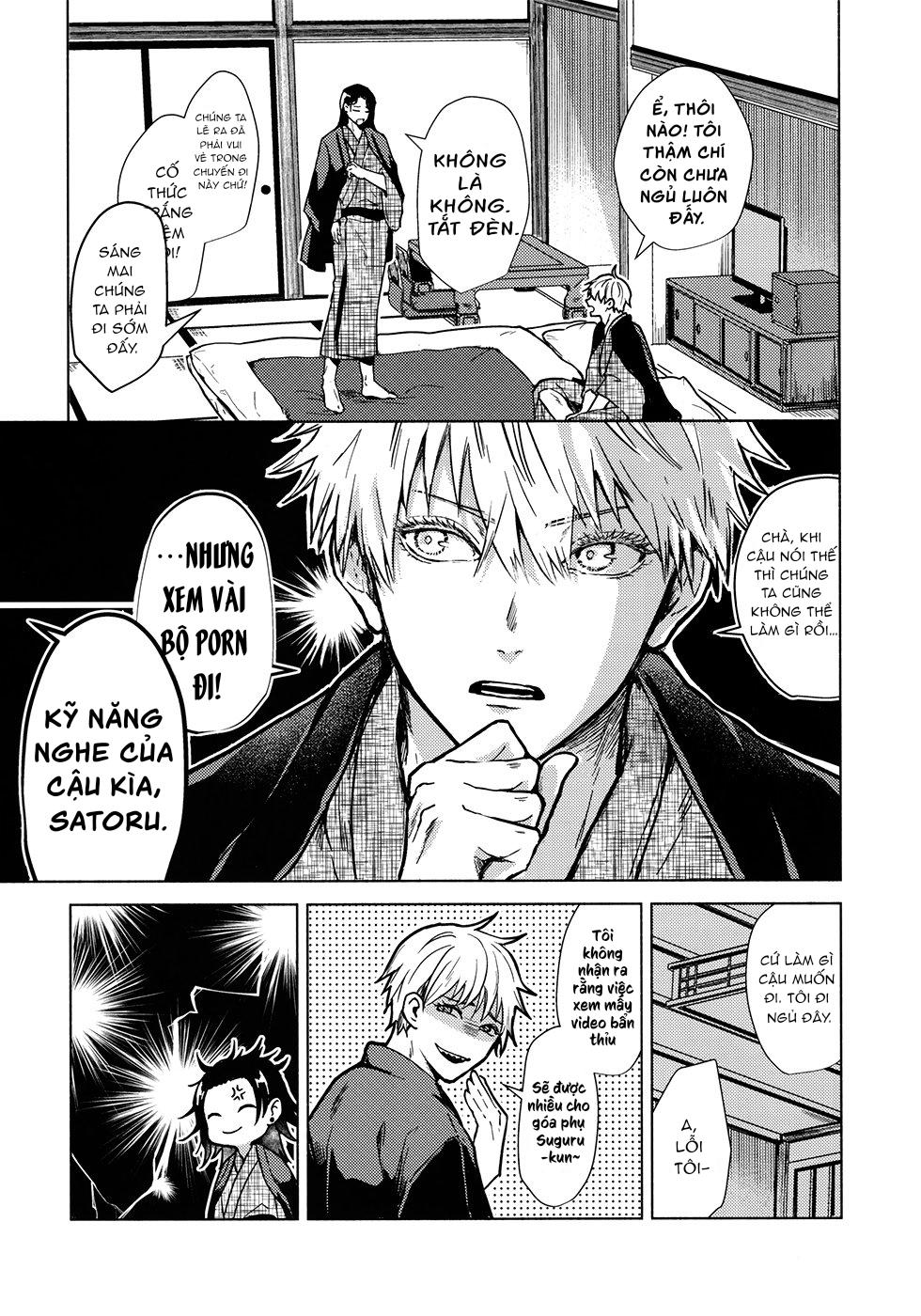 ONESHOT COI LÀ NỨNG Chapter 22 Geto x Gojo - Next Chapter 23 Megumi x Yuuji