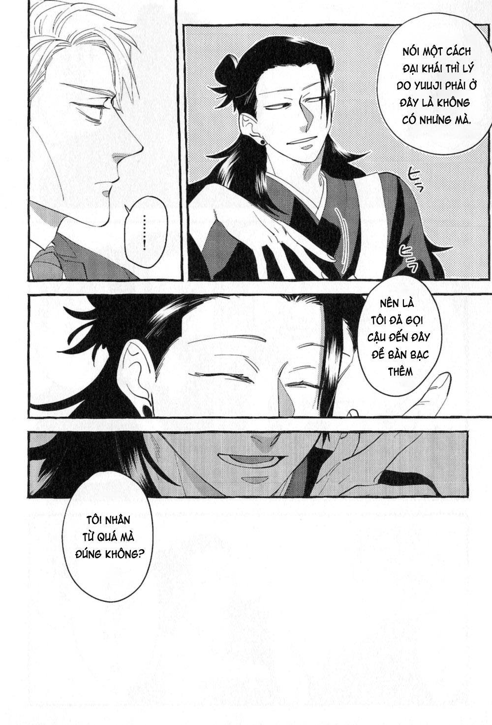 ONESHOT COI LÀ NỨNG Chapter 25.2 - Next Chapter 26 Megumi x Gojo