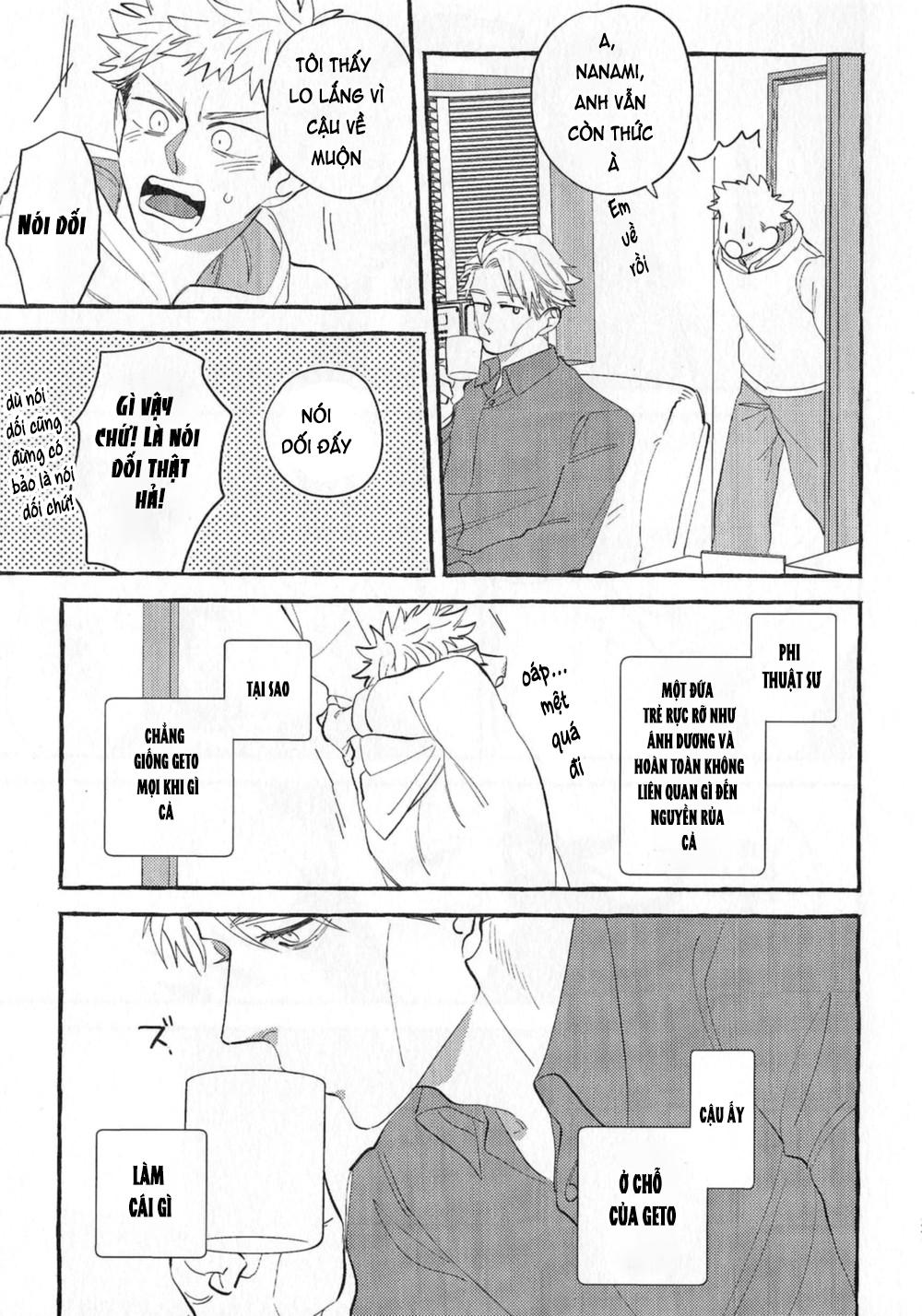 ONESHOT COI LÀ NỨNG Chapter 25.2 - Next Chapter 26 Megumi x Gojo