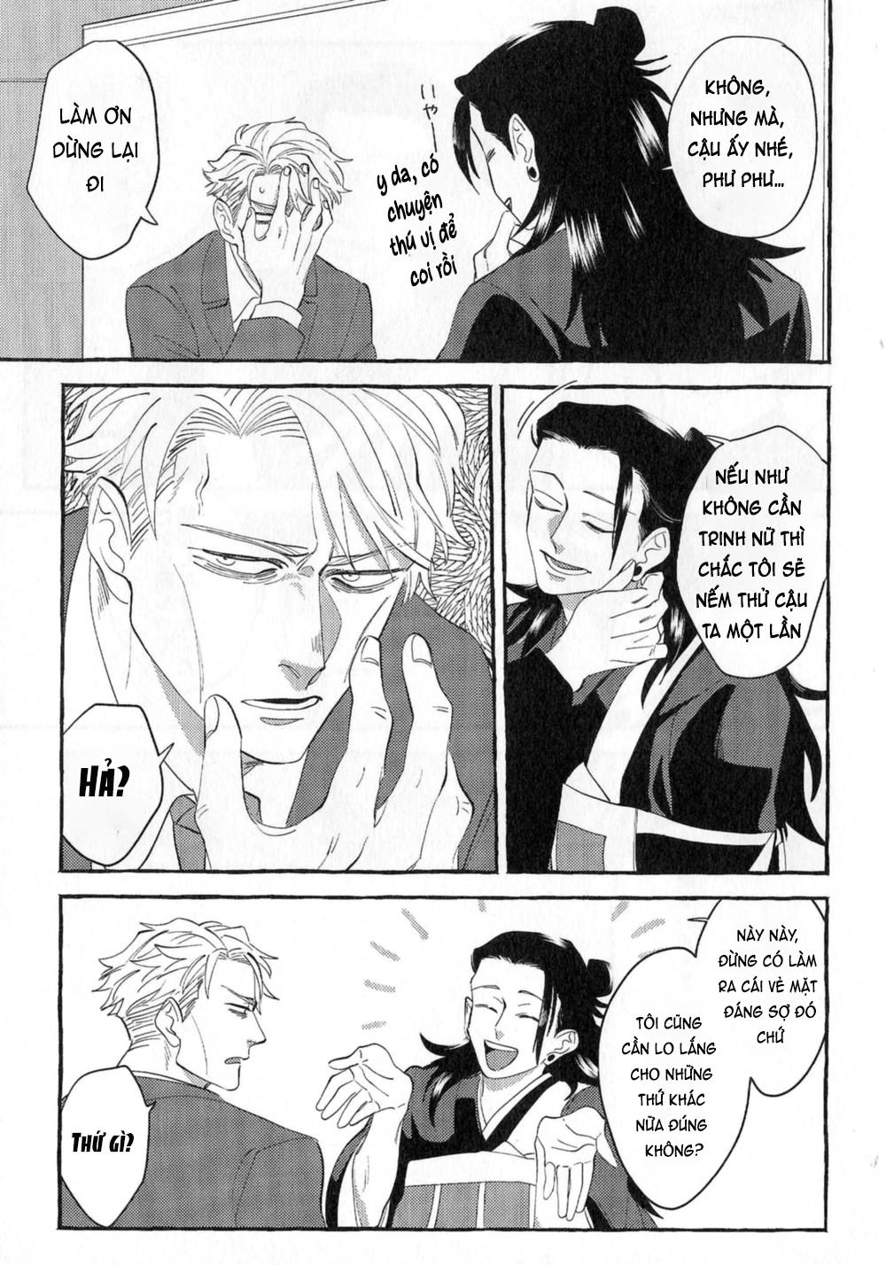 ONESHOT COI LÀ NỨNG Chapter 25.2 - Next Chapter 26 Megumi x Gojo