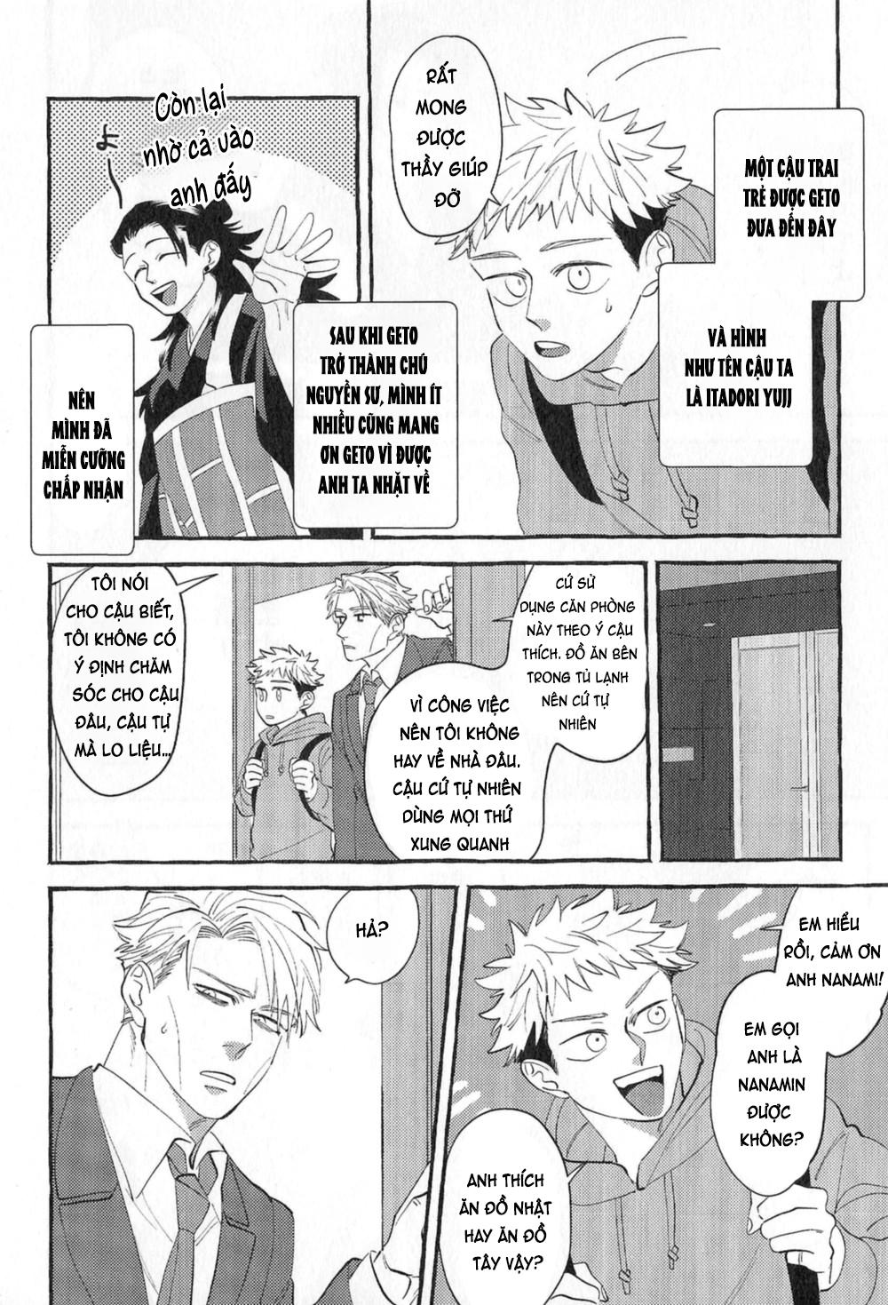 ONESHOT COI LÀ NỨNG Chapter 25.2 - Next Chapter 26 Megumi x Gojo