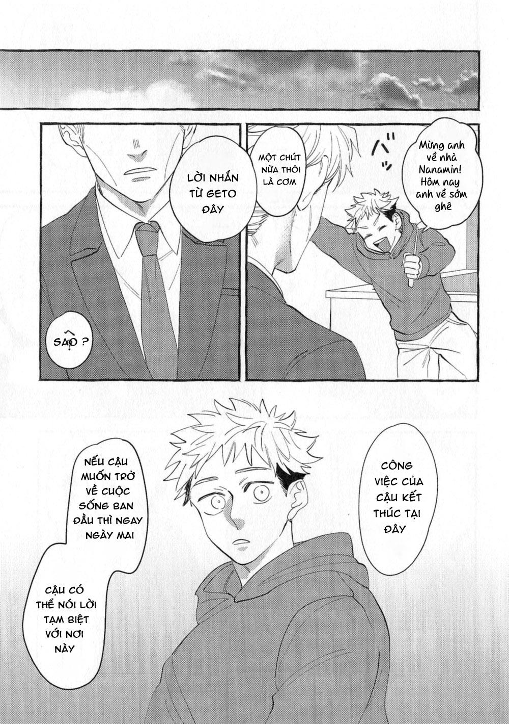 ONESHOT COI LÀ NỨNG Chapter 25.2 - Next Chapter 26 Megumi x Gojo