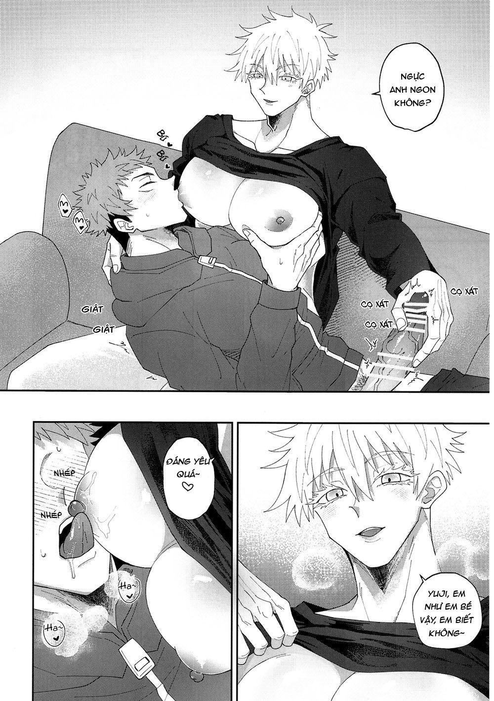 ONESHOT COI LÀ NỨNG Chapter 32 Gojo x Juuji - Next Chapter 33 Gojo x Megumi