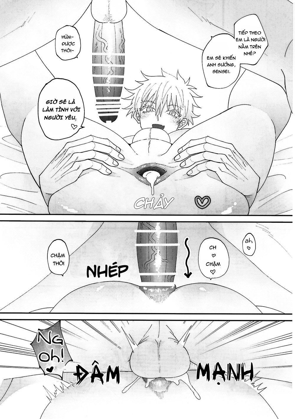 ONESHOT COI LÀ NỨNG Chapter 32 Gojo x Juuji - Next Chapter 33 Gojo x Megumi