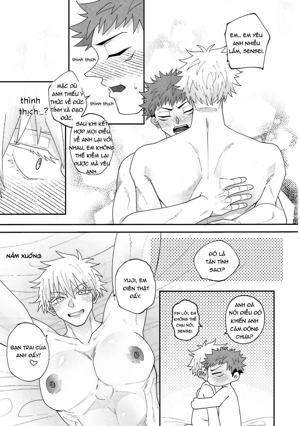 ONESHOT COI LÀ NỨNG Chapter 32 Gojo x Juuji - Next Chapter 33 Gojo x Megumi