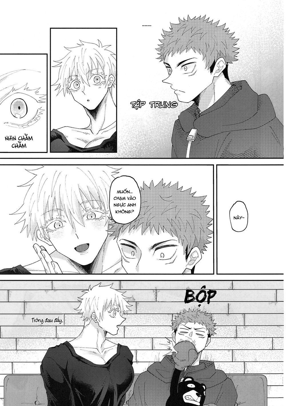 ONESHOT COI LÀ NỨNG Chapter 32 Gojo x Juuji - Next Chapter 33 Gojo x Megumi