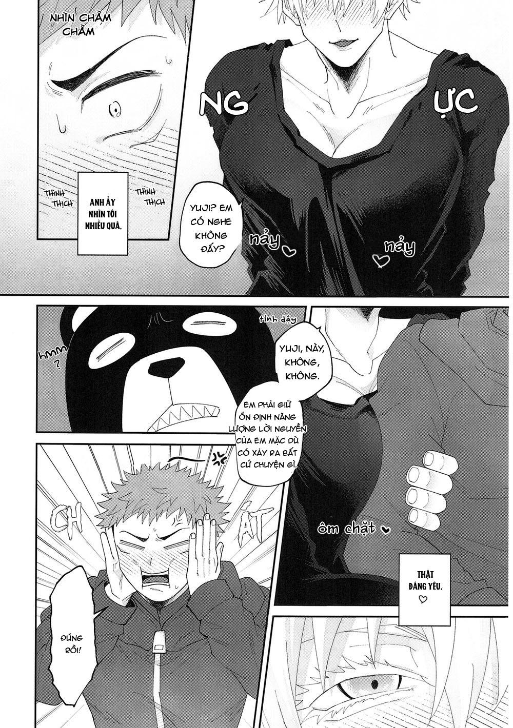 ONESHOT COI LÀ NỨNG Chapter 32 Gojo x Juuji - Next Chapter 33 Gojo x Megumi