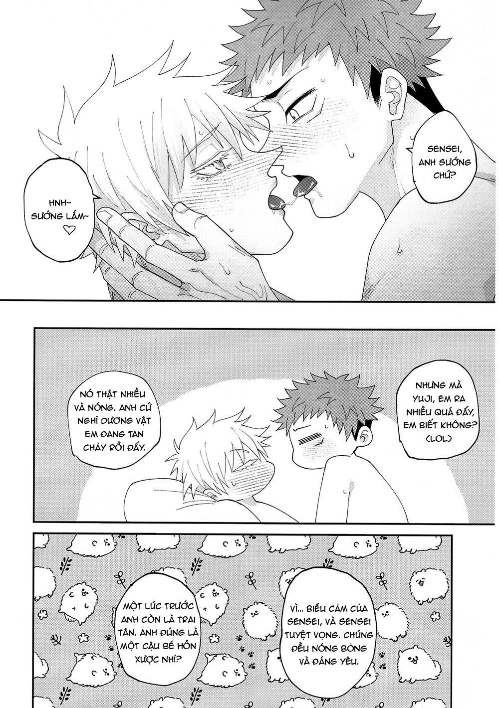 ONESHOT COI LÀ NỨNG Chapter 32 Gojo x Juuji - Next Chapter 33 Gojo x Megumi
