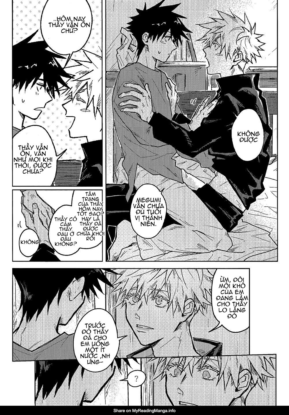 ONESHOT COI LÀ NỨNG Chapter 33 Gojo x Megumi - Next Chapter 34 Yuuji x Choso