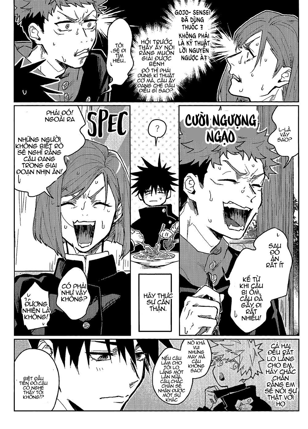 ONESHOT COI LÀ NỨNG Chapter 33 Gojo x Megumi - Next Chapter 34 Yuuji x Choso