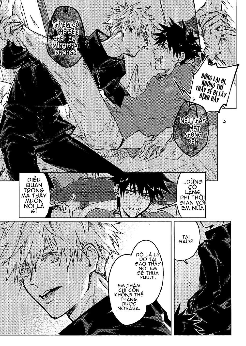 ONESHOT COI LÀ NỨNG Chapter 33 Gojo x Megumi - Next Chapter 34 Yuuji x Choso