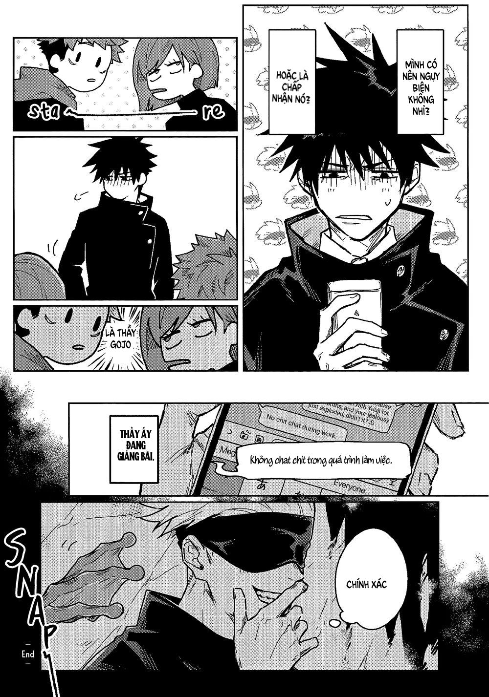 ONESHOT COI LÀ NỨNG Chapter 33 Gojo x Megumi - Next Chapter 34 Yuuji x Choso