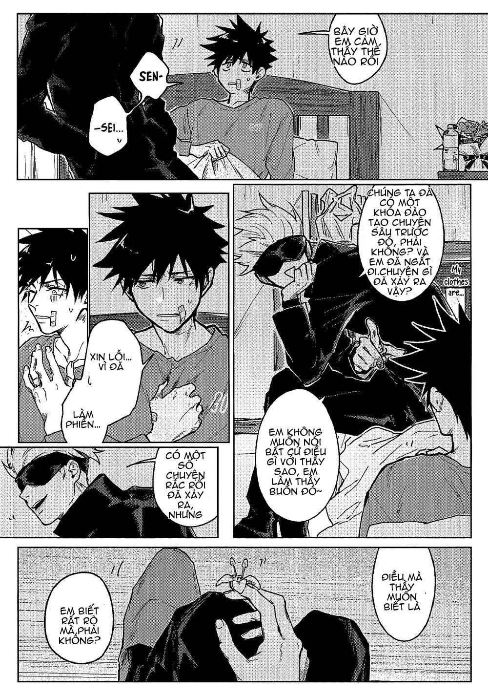 ONESHOT COI LÀ NỨNG Chapter 33 Gojo x Megumi - Next Chapter 34 Yuuji x Choso
