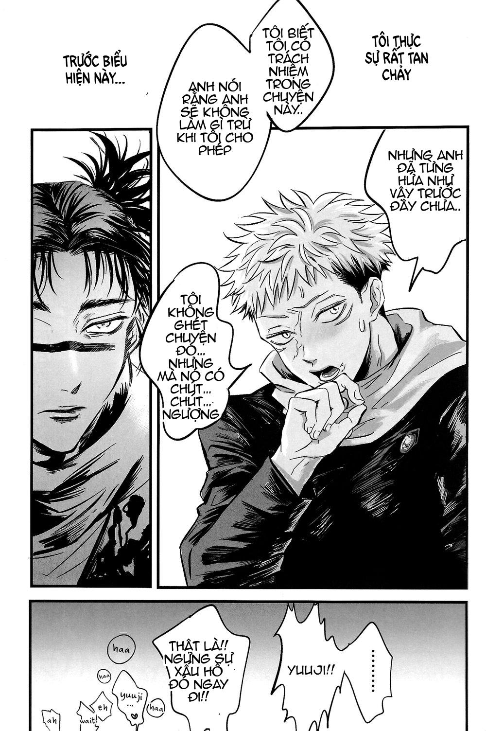 ONESHOT COI LÀ NỨNG Chapter 34 Yuuji x Choso - Next Chapter 35 Yuuji x Megumi