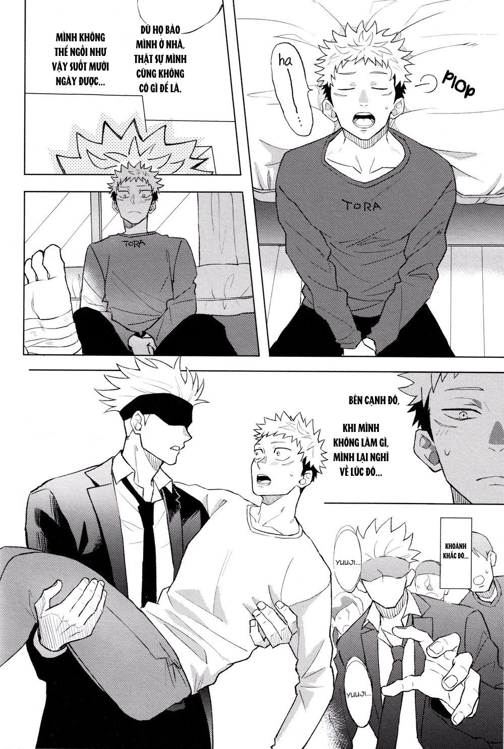 ONESHOT COI LÀ NỨNG Chapter 36 Gojo x Juuji - Next Chapter 37 Yuuji x Megumi