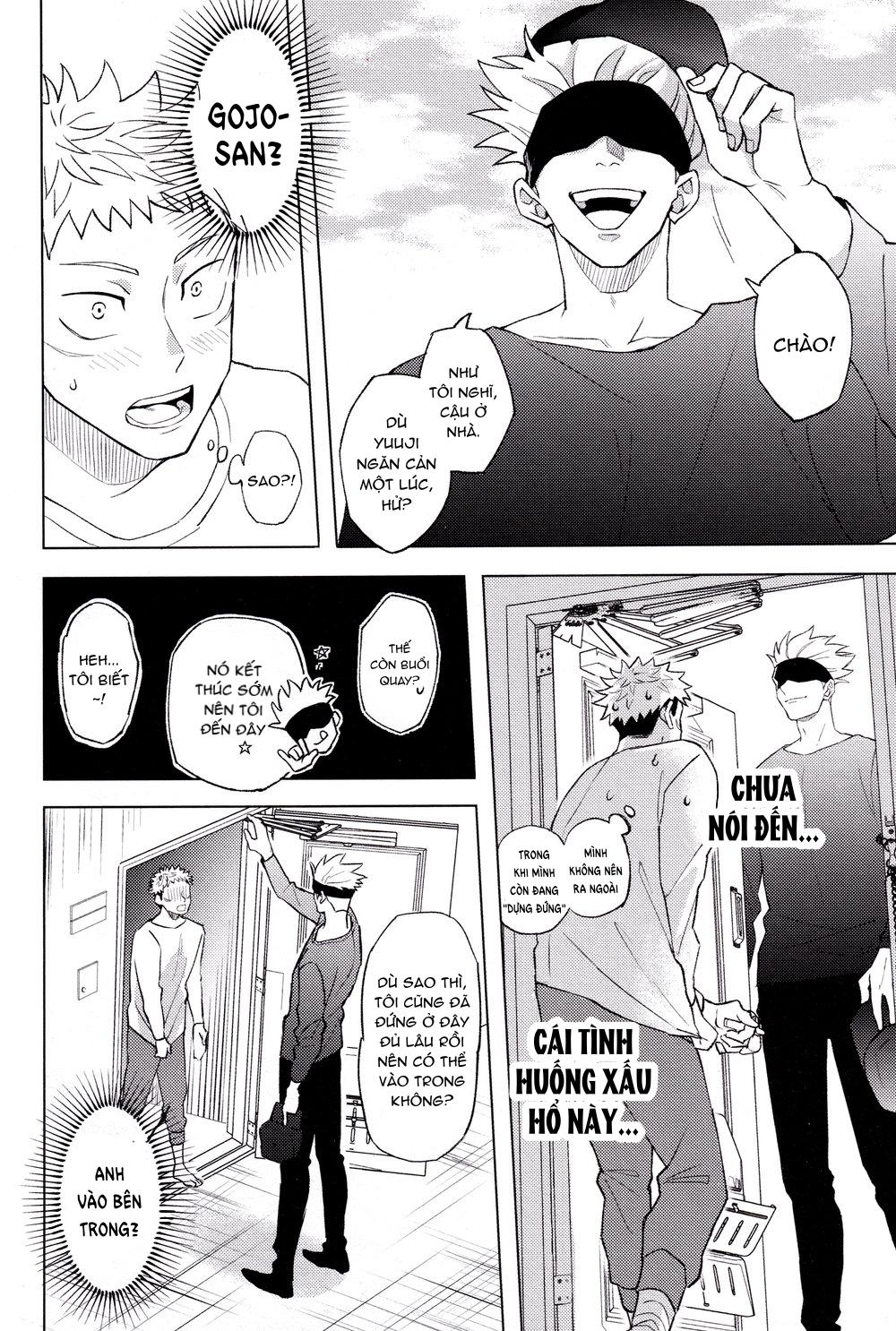 ONESHOT COI LÀ NỨNG Chapter 36 Gojo x Juuji - Next Chapter 37 Yuuji x Megumi
