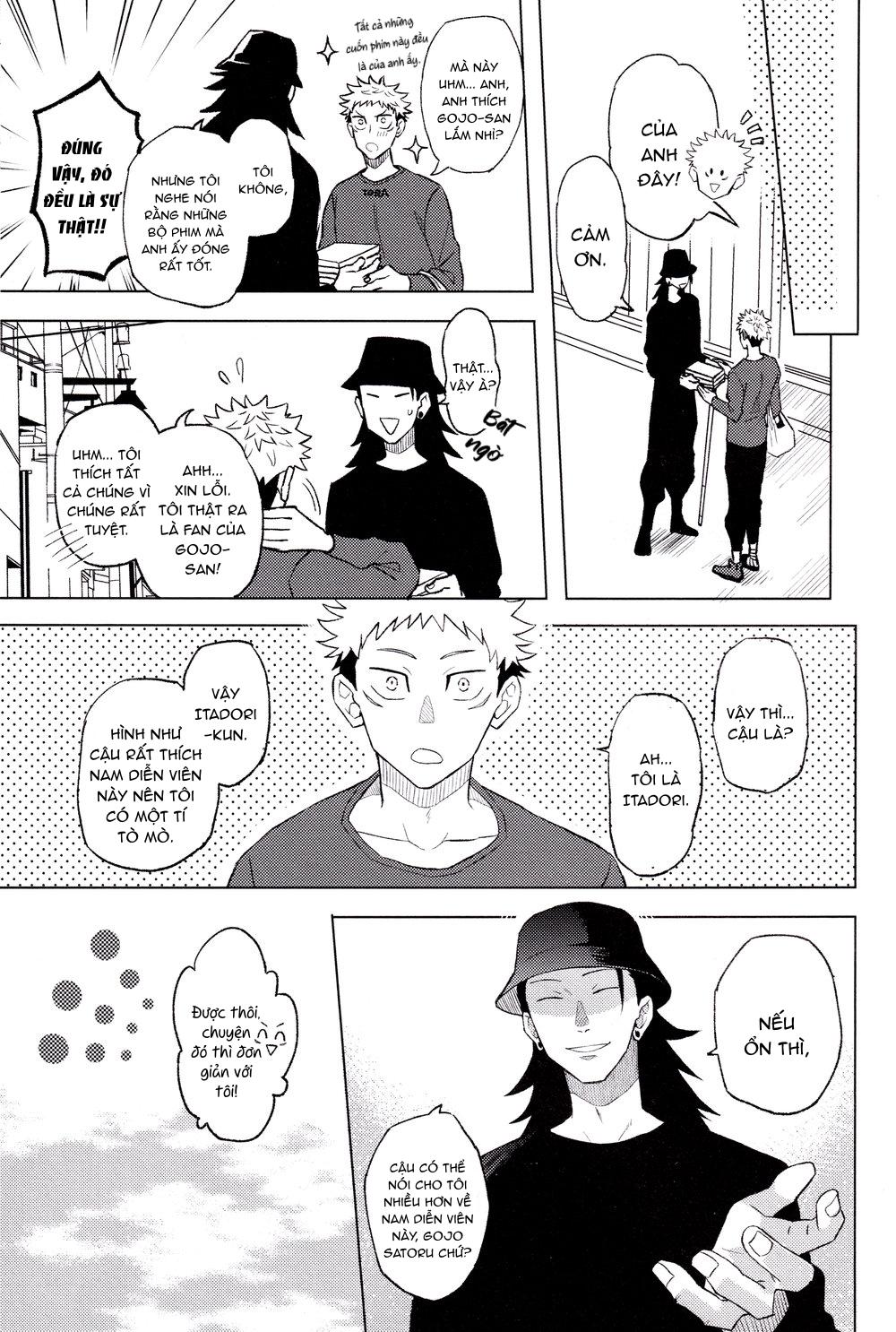 ONESHOT COI LÀ NỨNG Chapter 36 Gojo x Juuji - Next Chapter 37 Yuuji x Megumi