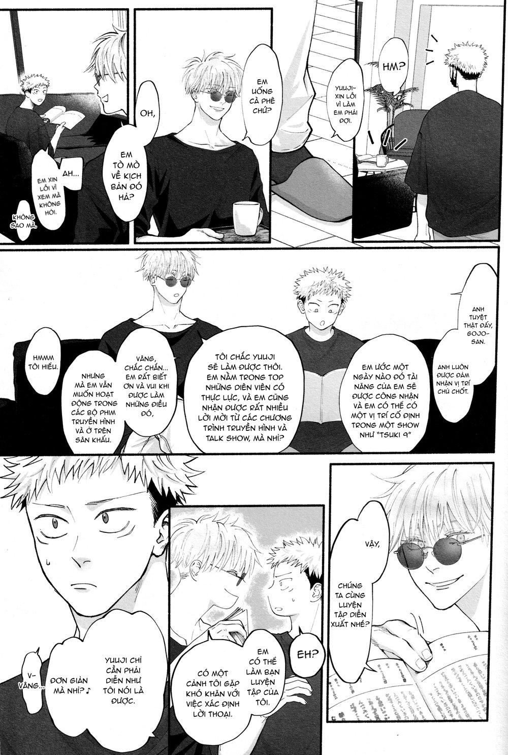 ONESHOT COI LÀ NỨNG Chapter 36 Gojo x Juuji - Next Chapter 37 Yuuji x Megumi
