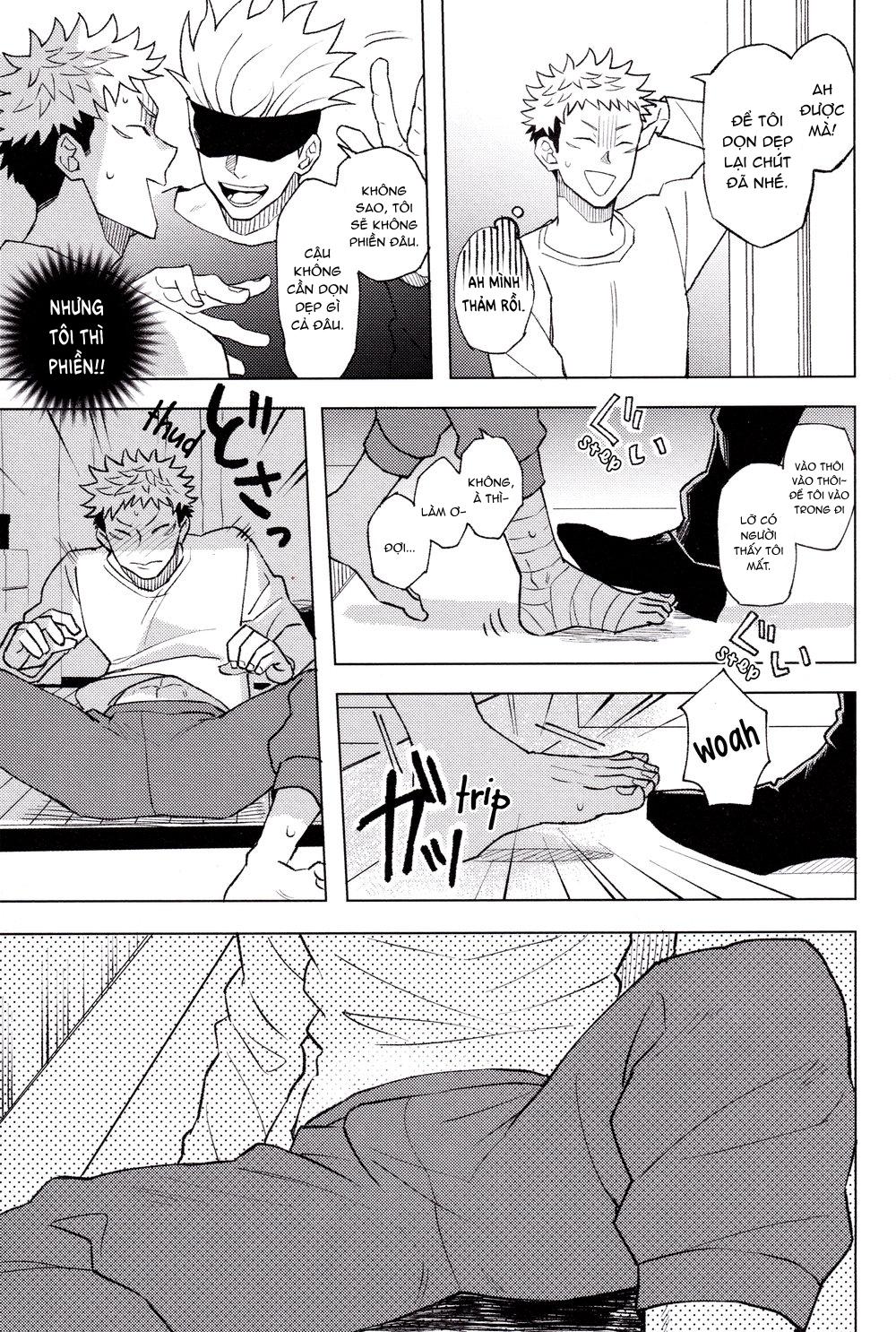 ONESHOT COI LÀ NỨNG Chapter 36 Gojo x Juuji - Next Chapter 37 Yuuji x Megumi