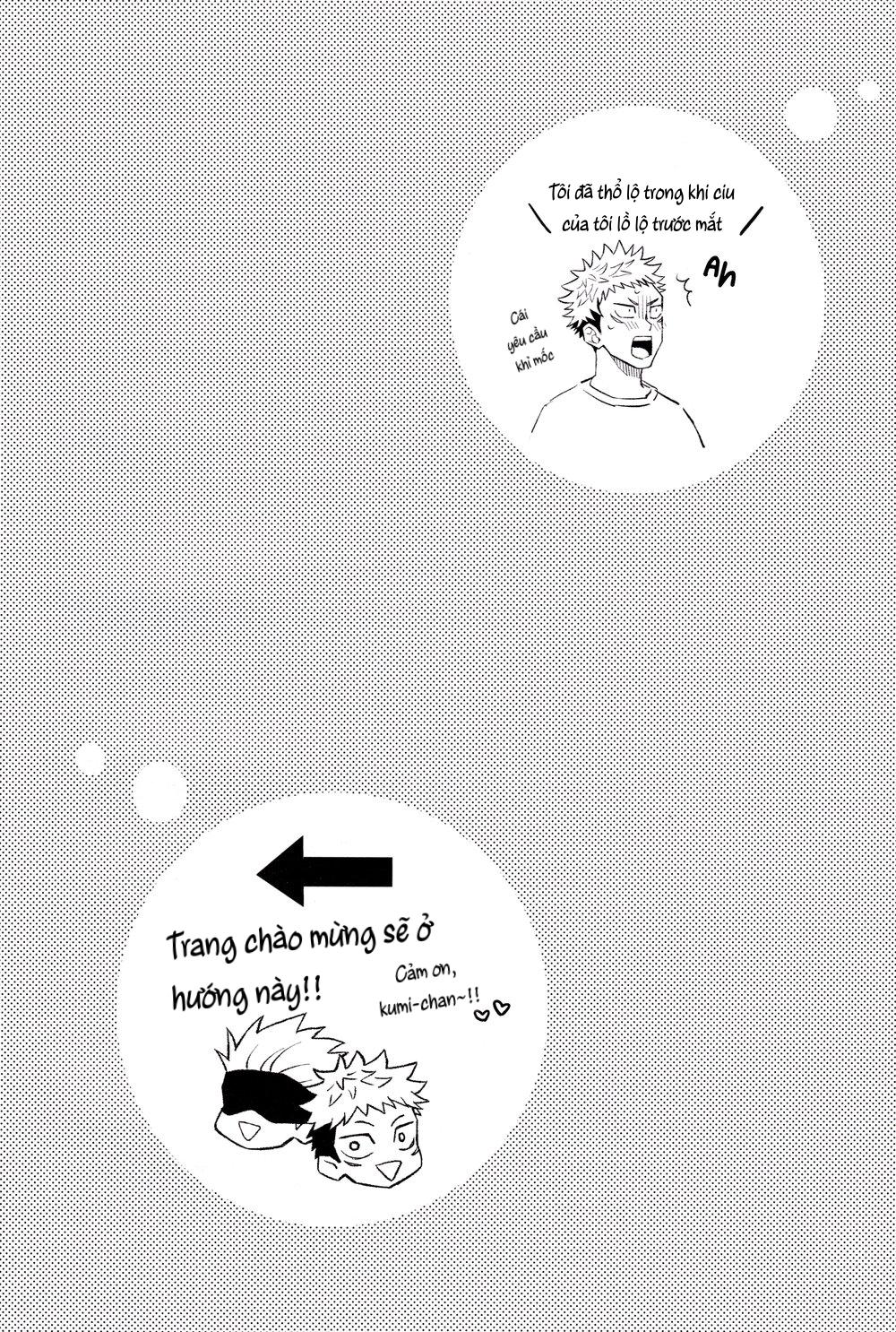ONESHOT COI LÀ NỨNG Chapter 36 Gojo x Juuji - Next Chapter 37 Yuuji x Megumi