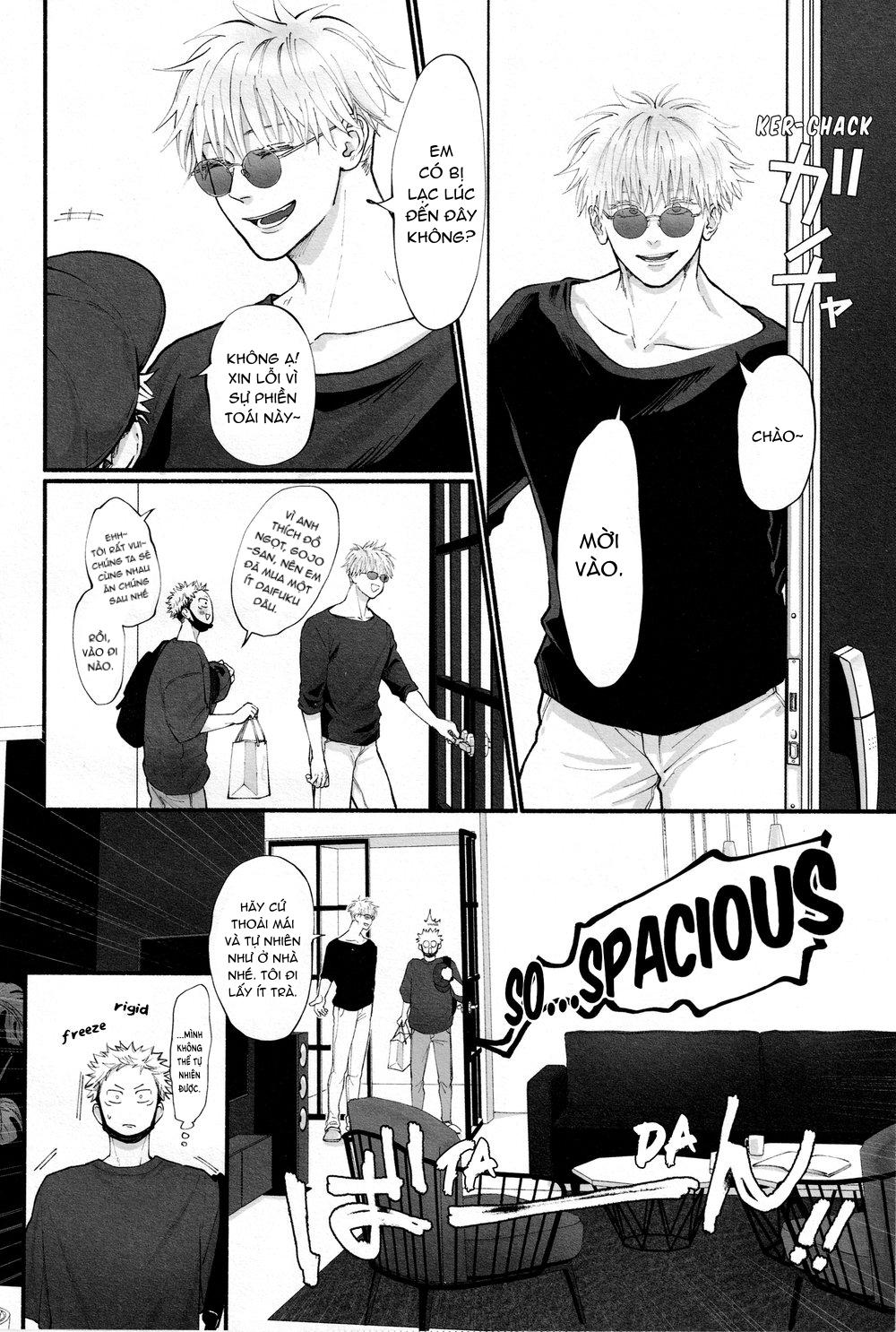 ONESHOT COI LÀ NỨNG Chapter 36 Gojo x Juuji - Next Chapter 37 Yuuji x Megumi