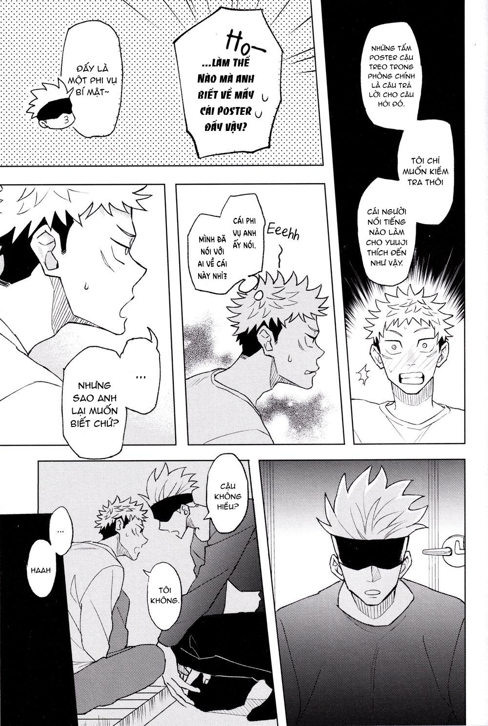 ONESHOT COI LÀ NỨNG Chapter 36 Gojo x Juuji - Next Chapter 37 Yuuji x Megumi
