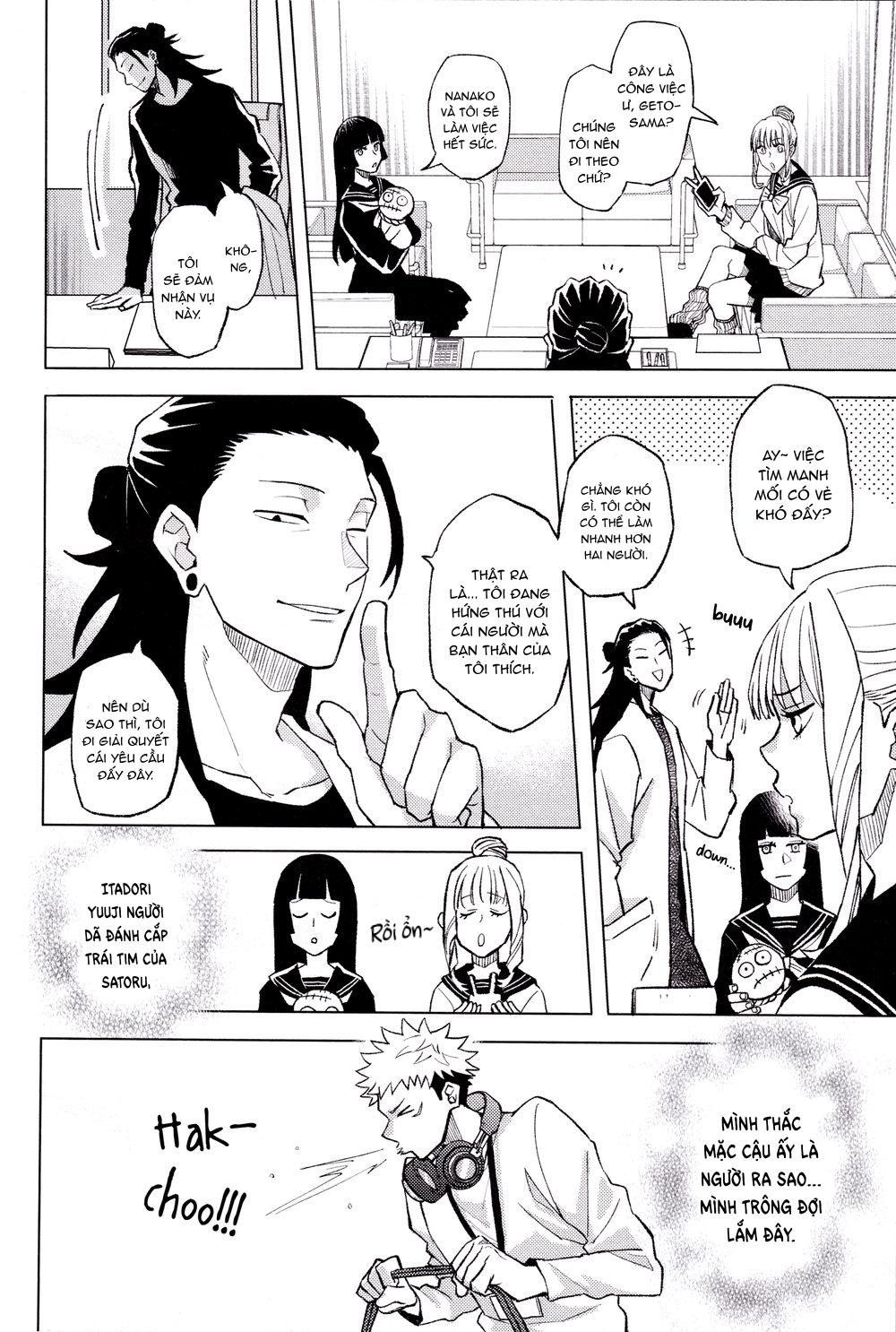 ONESHOT COI LÀ NỨNG Chapter 36 Gojo x Juuji - Next Chapter 37 Yuuji x Megumi