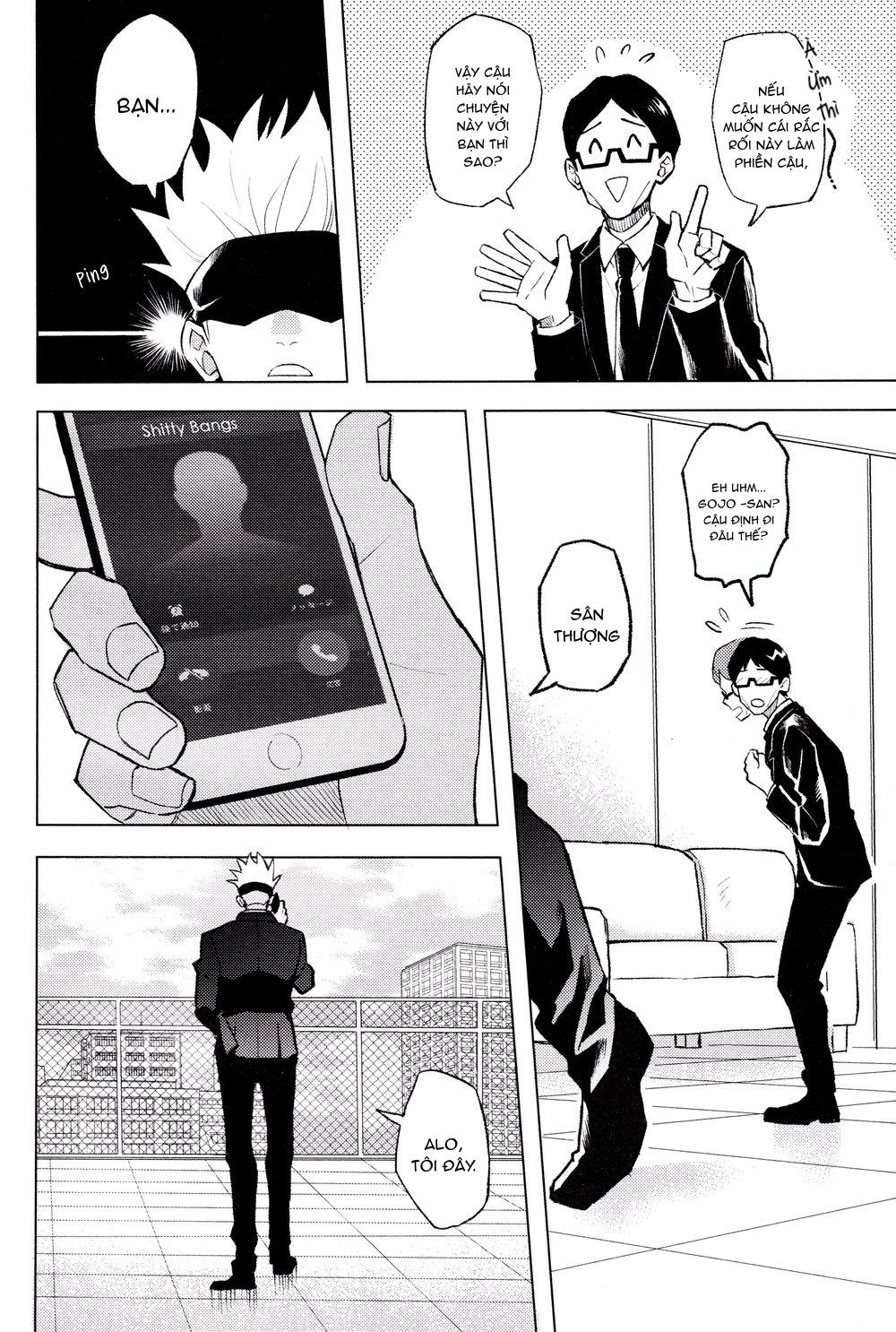 ONESHOT COI LÀ NỨNG Chapter 36 Gojo x Juuji - Next Chapter 37 Yuuji x Megumi