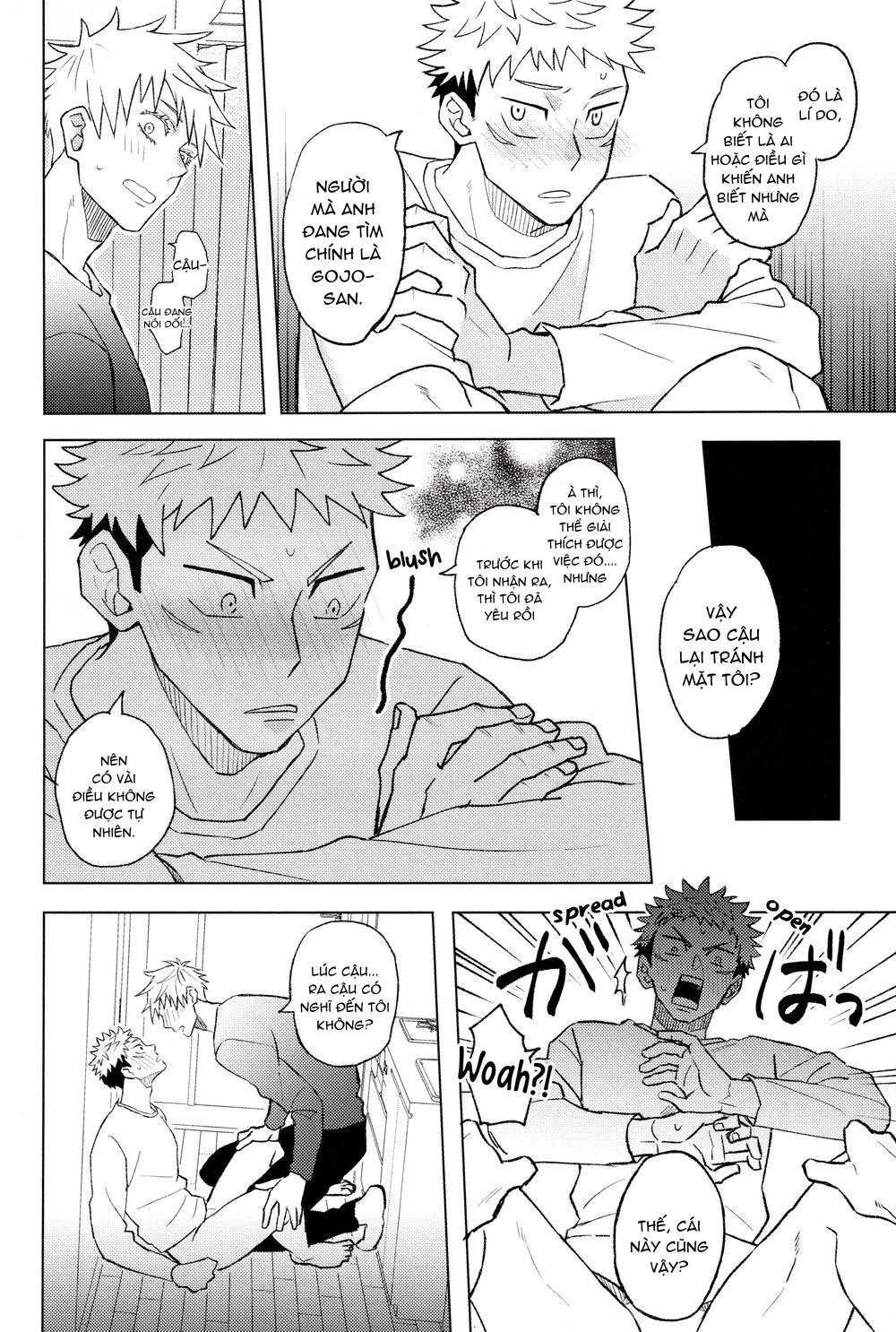 ONESHOT COI LÀ NỨNG Chapter 36 Gojo x Juuji - Next Chapter 37 Yuuji x Megumi