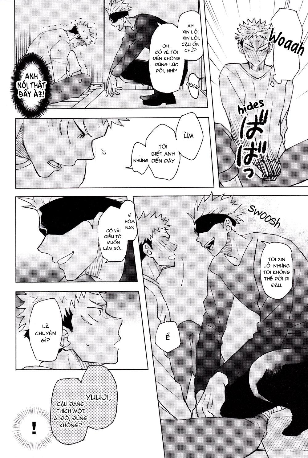 ONESHOT COI LÀ NỨNG Chapter 36 Gojo x Juuji - Next Chapter 37 Yuuji x Megumi