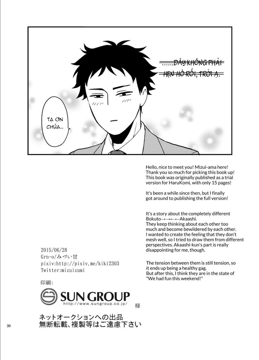 Tuyển Tập Haikyuu dj by Dammei BL Chapter 38 - Next Chapter 39