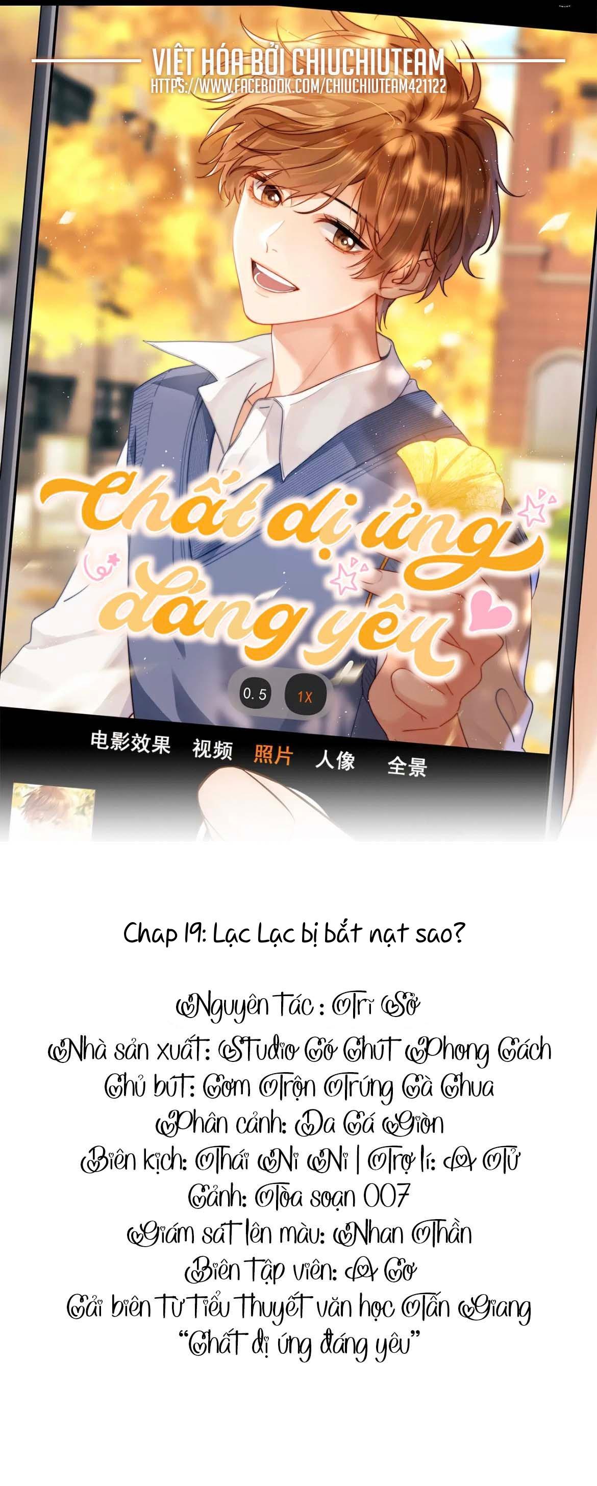 Chất Dị Ứng Đáng Yêu Chapter 19 - Next Chapter 20 NGANG RAW