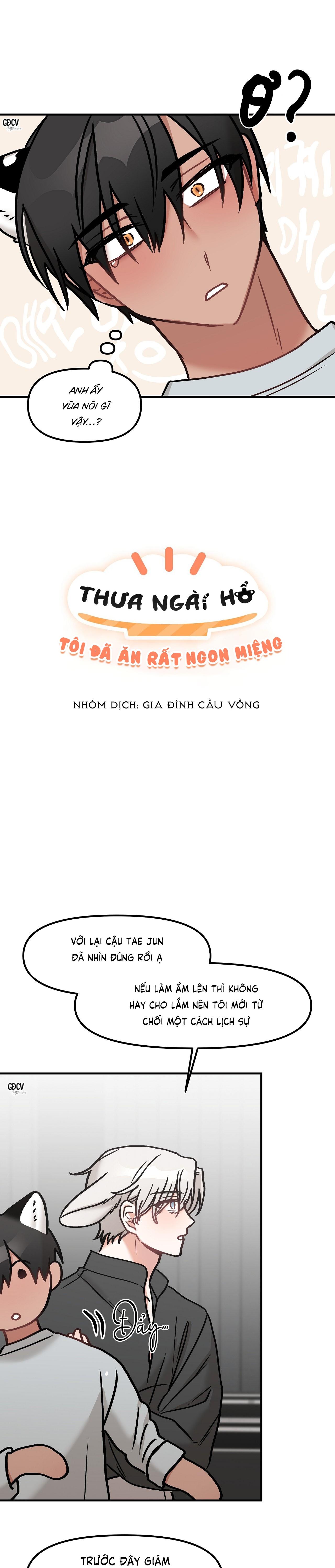 THƯA NGÀI HỔ, TÔI ĐÃ ĂN RẤT NGON MIỆNG Chapter 16 - Next Chapter 17