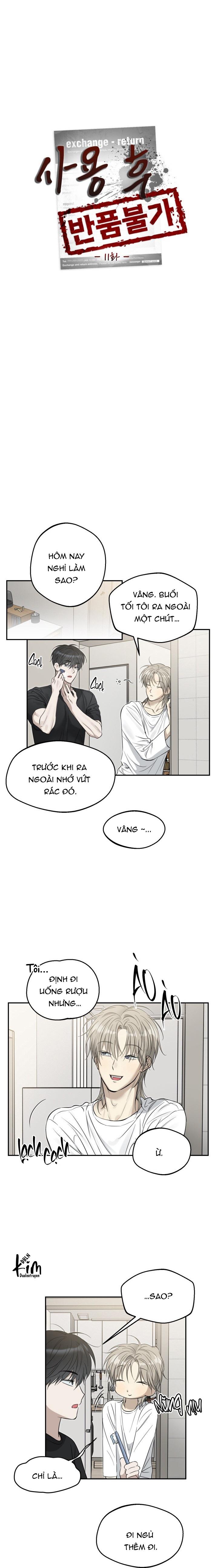 HÀNG ĐÃ DÙNG MIỄN ĐỔI TRẢ Chapter 11 - Next Chapter 12