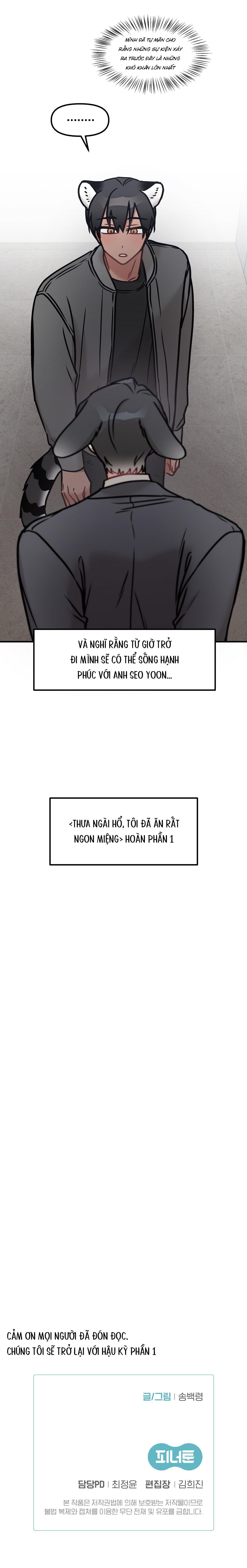 THƯA NGÀI HỔ, TÔI ĐÃ ĂN RẤT NGON MIỆNG Chapter 30 18+ - Next Chapter 30.1 Hậu Kì SS1