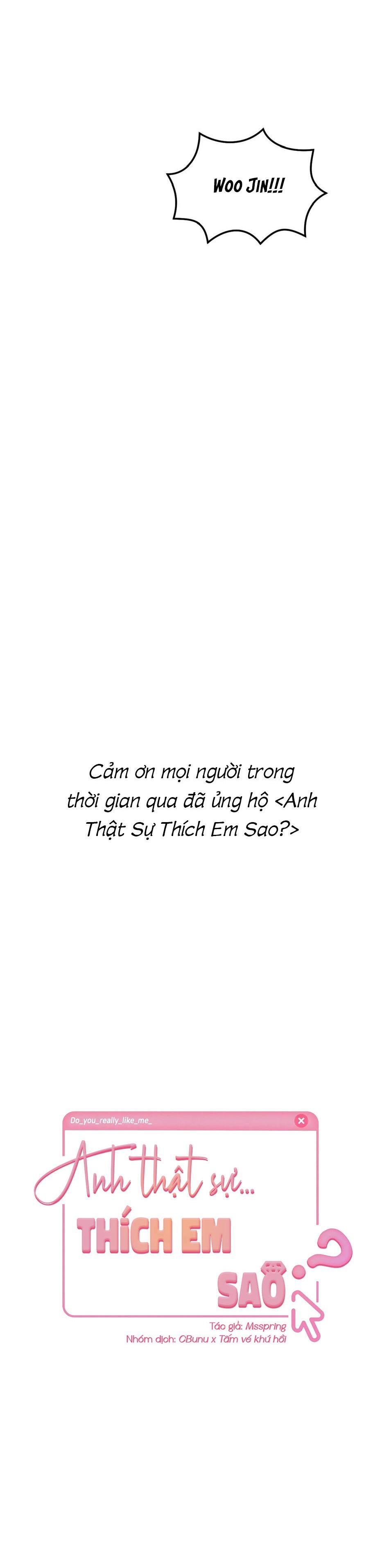 (CBunu) Anh Thật Sự Thích Em Sao Chapter 36 END - Next 