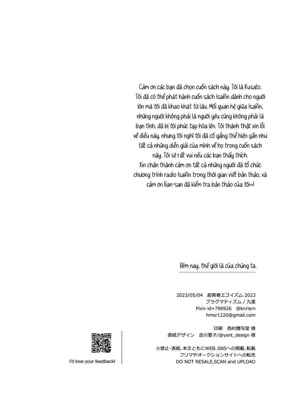 Blue Lock Dj Chapter 35 Isagi x Rin - Trang 2