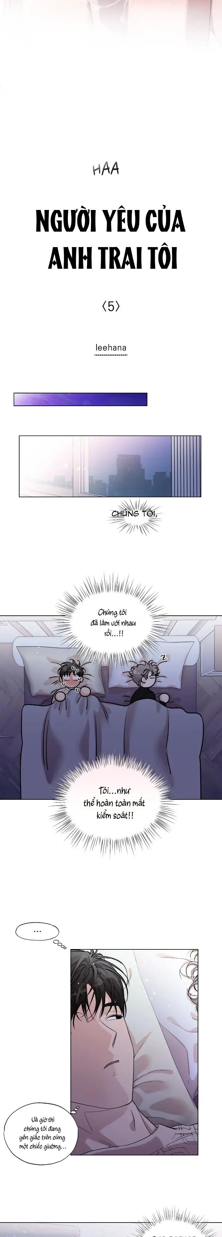 Người Yêu Của Anh Trai Tôi Chapter 5 - Next Chapter 6