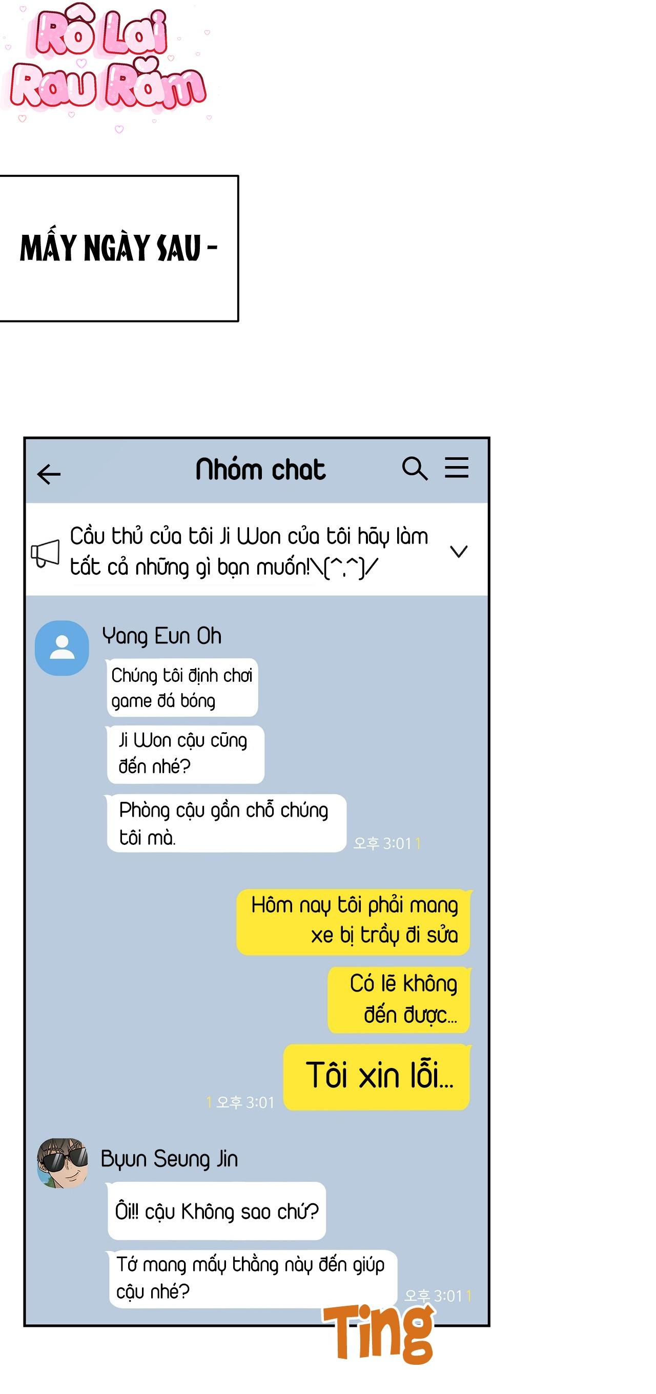 (RÔ LAI) Chiến thuật bắt bóng tình yêu Chapter 5 - Next Chapter 6