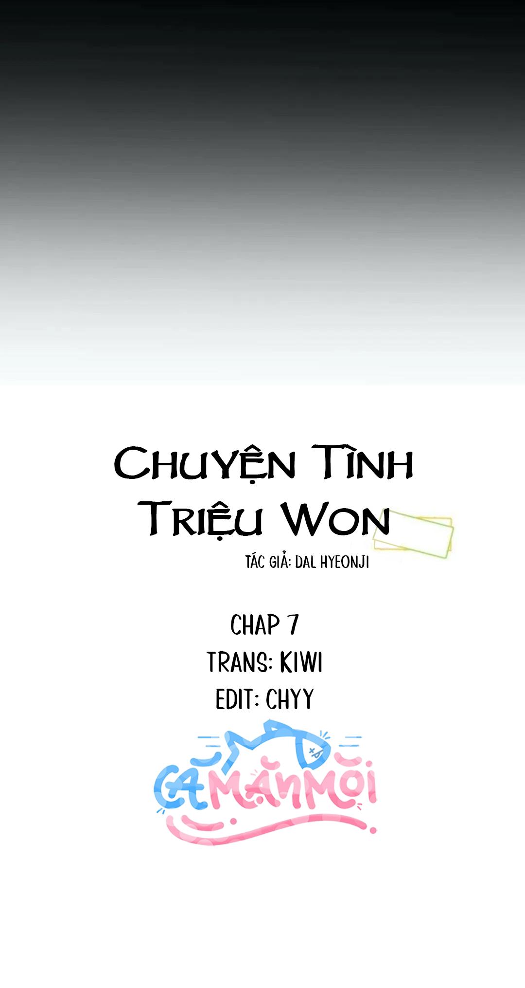 Chuyện Tình Triệu Won Chapter 7 - Next Chapter 8