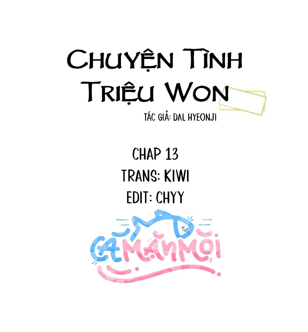Chuyện Tình Triệu Won Chapter 13 - Next 