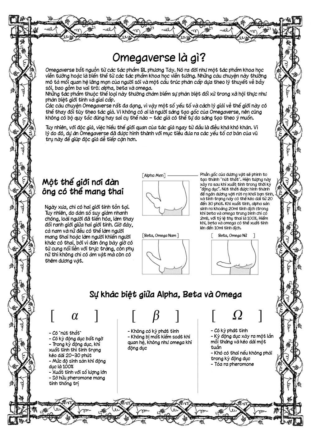 Thứ duy nhất tôi không muốn trở thành chính là Omega!! Chapter 1 - Trang 2