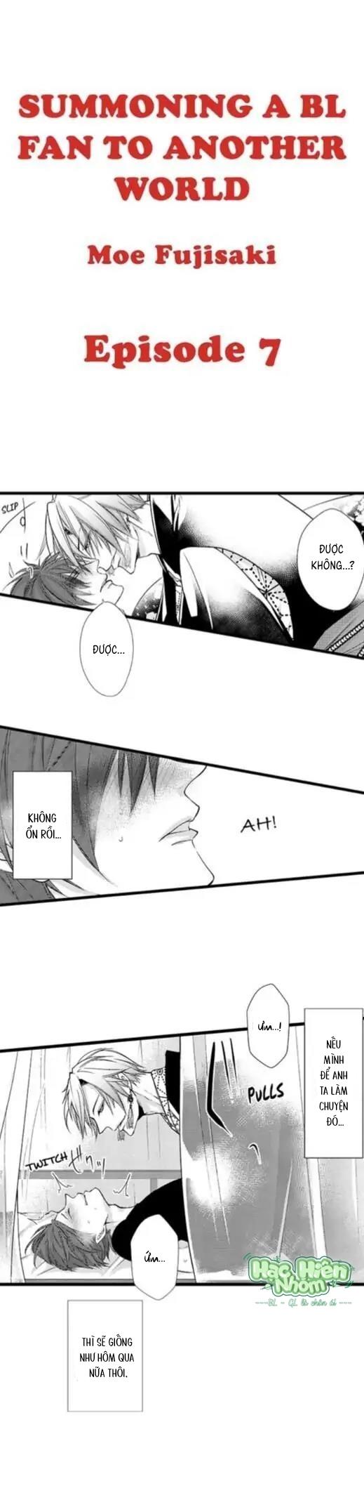 Fan cuồng Boylove bị triệu hồi tới một thế giới lạ Chapter 7 Hachiennhom - Next Chapter 8 Hachiennhom