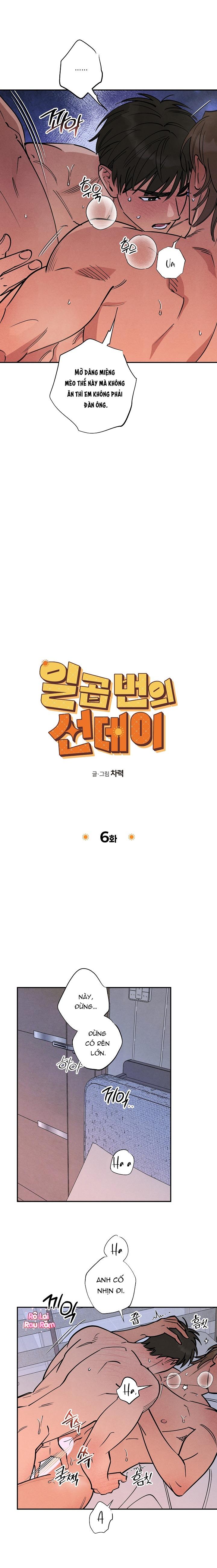 BẢY NGÀY CHỦ NHẬT Chapter 6 - Next Chapter 7