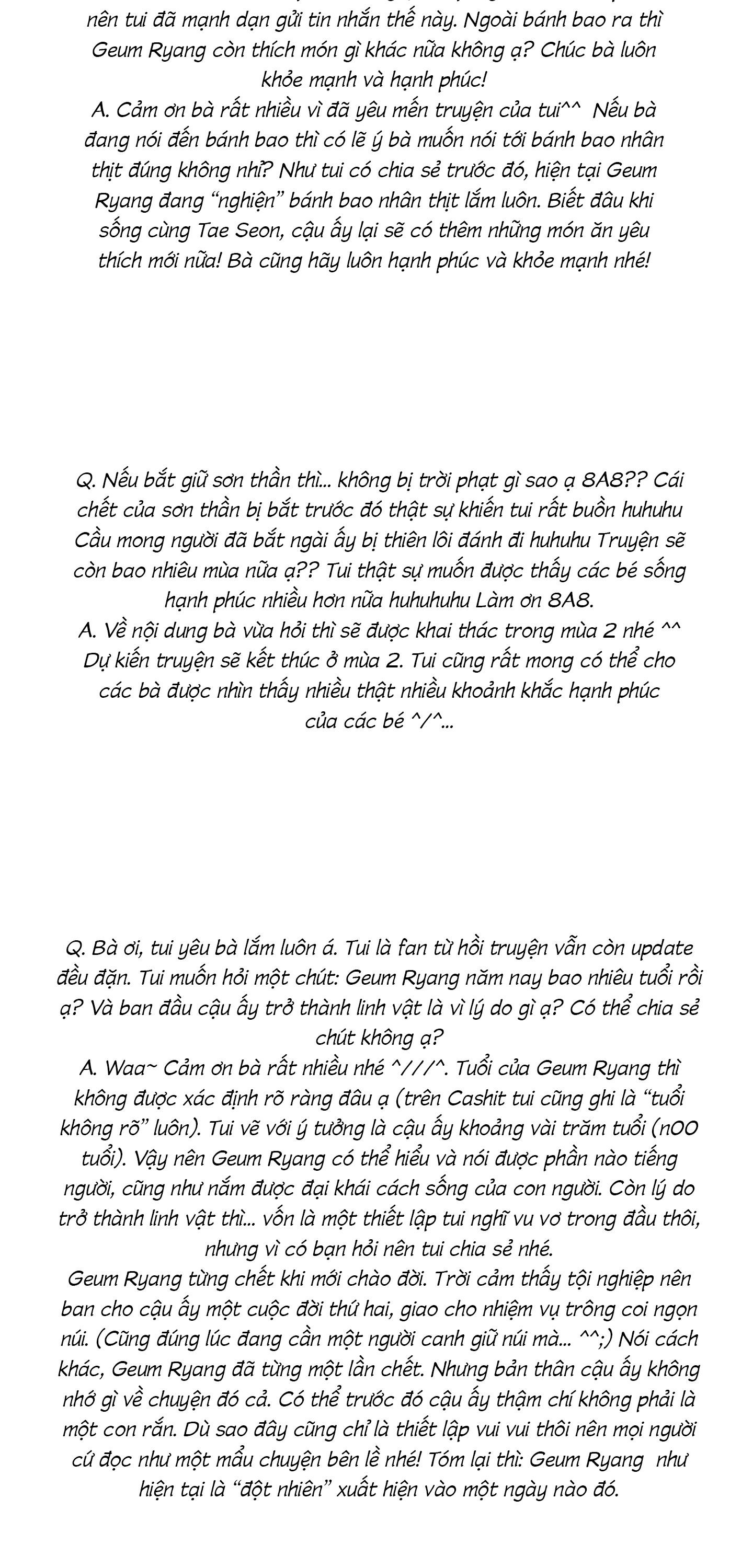 THE SACRED SERPENT'S SEDUCTION Chapter 26.1 HẬU KÌ SS1 - Next Chapter 27