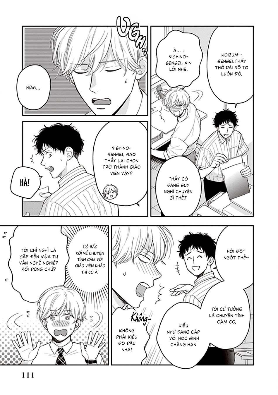 Koizumi-sensei không muốn bị phát hiện Chapter 5 - Trang 2